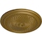 Ekena Millwork Trinity Ceiling Medallion (Fits Canopies up to 3"), Hand-Painted Gold, 22"OD x 1 3/4"P CM22TNGLS - alternate 3